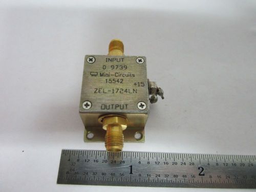 Mini circuits rf amplifier frequency zel-1724ln low noise ghz bin#b2-c-83 for sale