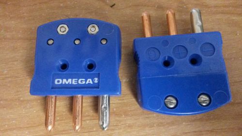 ~new~ omega thermocouple male 3-prong type t plug - 13 available for sale