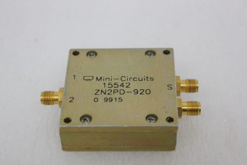 Mini-circuits power splitter combiner 800-920mhz zn2pd-920 sma (c2-4-5a) for sale