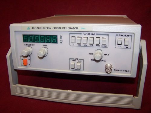 TAG-101D Low Frequency Digital AF Signal Generator-Looks unused