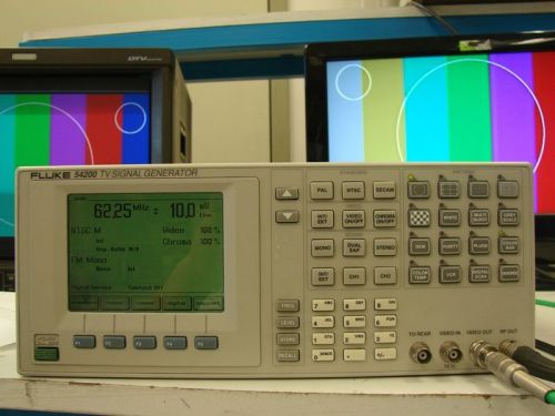 Fluke 54200ph2 tv signal generator with options for sale