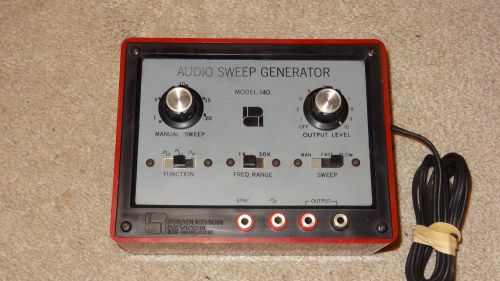 PRODUCTION DEVICES AUDIO SWEEP GENERATOR MODEL 140