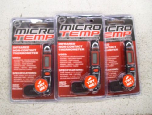MicroTemp MT100 Digital Infrared Thermometer 3pk