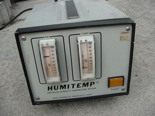 Humidity &amp; temperature meter humitemp phys-chemical research corp. nasa meter for sale