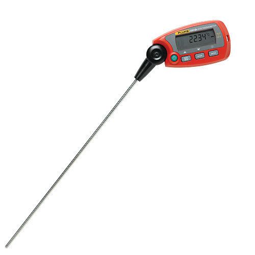 Fluke 1551A-9-DL Thermometer, Fixed RTD, -50 - 160C, 3/16x12 w/datalog