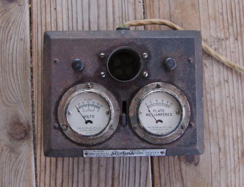 Antique Sterling Vacuum Tube Tester Model R-406 *As Is -See Description