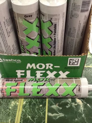 Sashco Mor-Flexx Caulking for Mortar, 10.5 oz Cartridge, Gray (Pack of 1) New