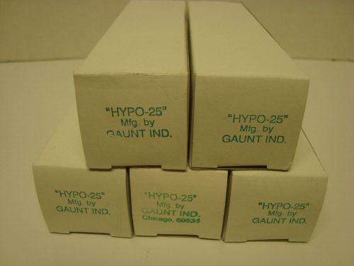 Lot of 5 Gaunt Industries HYPO-25 Acrylic Cement Dispenser 2 Oz. *New/Old Stock