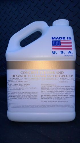 CONCRETE CLEANER/DEGREASER 1 GAL MAKES UP TO 75 GAL  PATRIOT CHEMICAL SALES
