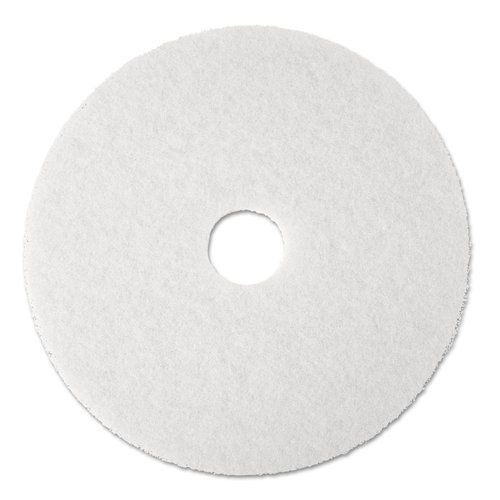 3m mmm08481 super polish floor pad 4100 17&#034; white 5 count for sale