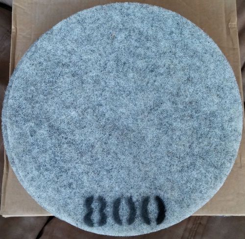 Gorilla Diamond Floor Buffer Abrasive Pads 16 Inch 800 Diamond Grit, 2 pads