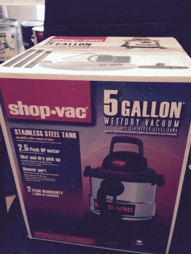 Shop Vac - 5 Gallon Wet/dry Vac