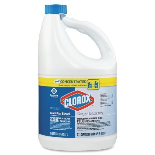 COX30966CT Clorox Germicidal Bleach, 121oz., 3/CT, Clear