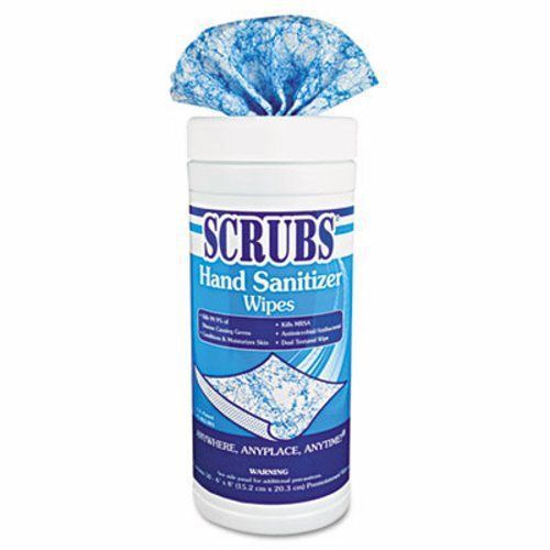 Scrubs antimicrobial hand sanitizer wipes, 6 canisters (itw90956ct) for sale