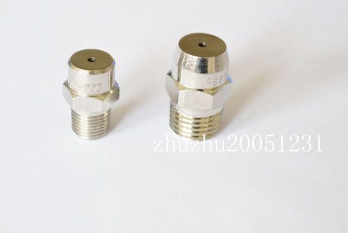 2pcs  stainless steel cone spray nozzle 1/4&#034; bspt for high pressure cleaning for sale