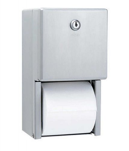 Bobrick b-2888 s/s surface mounted multi roll toilet tissue dispenser paper new for sale