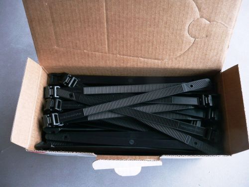HellermannTyton Robusto Cable Ties Black 180 x 9 mm  Pack Qty 100