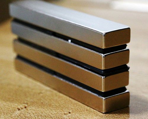 4 pcs/lot N52 100mm x 20mm x 10mm 100x20x10mm Neodymium Permanent Magnets