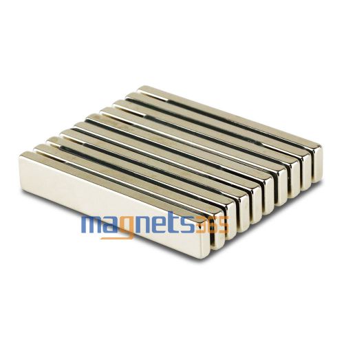 10pcs N35 Super Strong Block Cuboid Rare Earth Neodymium Magnets 60 x 10 x 4mm
