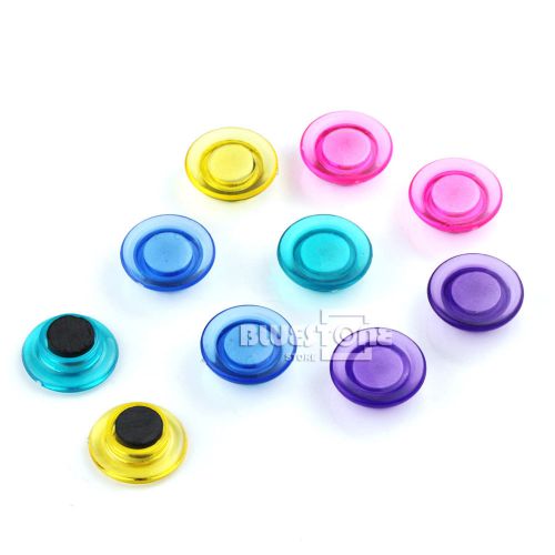 40pcs memo message note whiteboard round magnetic pin button fridge magnets for sale