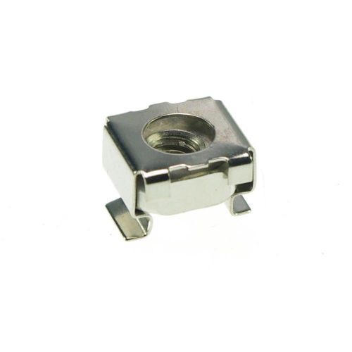 Qty25 metric steel m6 retainer cage clip on square nuts freeship to worldwide for sale