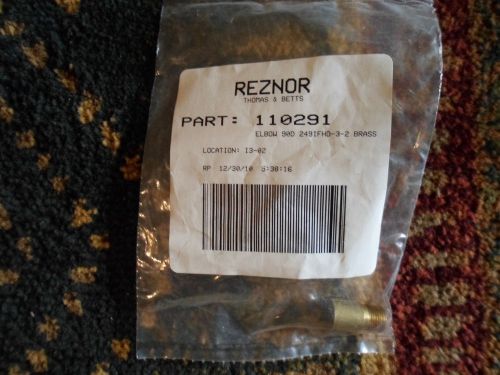 New Reznor 110291 Elbow 90D 249IFHD-3-2 Brass