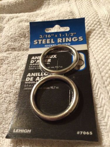 Lehigh Group 3/16&#034; x 1.5&#034; O-Ring Two In A Pack.