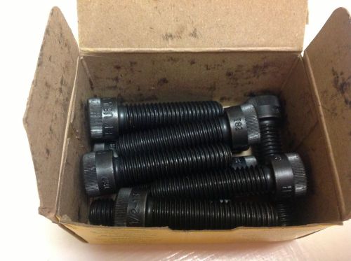 1/2-13x2&#034; hex socket head cap screws alloy steel black (1box of 10) for sale