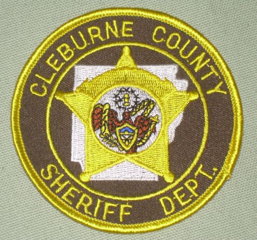 Cleburne county arkansas sheriff  police patch    obsolete new for sale