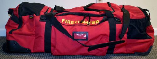 Infinity Gear Firefighters Gear Travel Bag Large Rolling Gear Bag On Wheels New