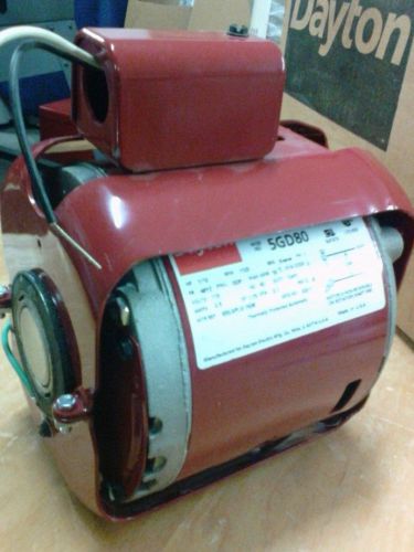 New dayton 5gd80 circulation pump motor.  frame 48yz, 1/12  hp, 1725 rpm, 115 v for sale