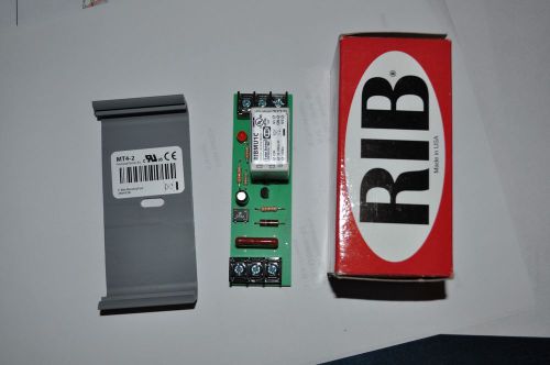 Ribmu1c - 4.00? track mount pilot relay 15 amp spdt with 10-30 vac/dc/120 vac for sale