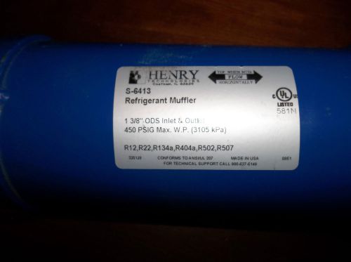 Carrier parts - 05hy500853 - refrigerant muffler - ac&amp;r # s6413 - 1-3/8&#034; ods for sale