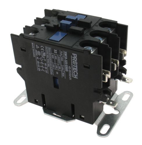 Rheem ruud protech contactor - 30a 3-pole (24v coil) 42-25103-01 42-17810-83 for sale