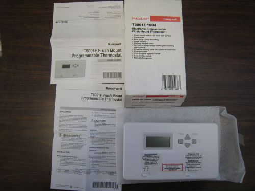 Honeywell t8001f 1004 electronic programmable thermostat new free shipping for sale