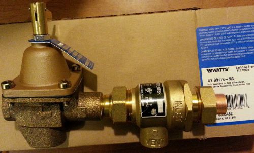 Watts 1/2in boiler fill valve with backflow preventer for sale