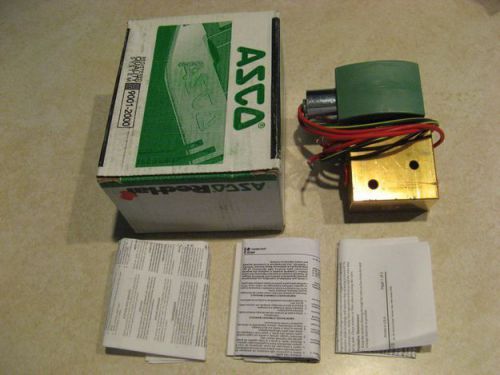 Asco red-hat ii solenoid valve 8327g051 1/4&#034; 120/dc 3 w for sale