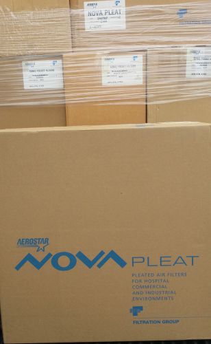 **new 24x24x2 aerostar nova pleat pleated hvac air filters 1 case/4 filters for sale