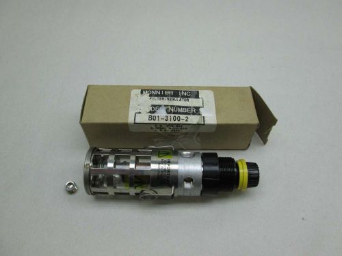 New monnier b01-3100-2 1/4in npt pneumatic filter-regulator d381511 for sale
