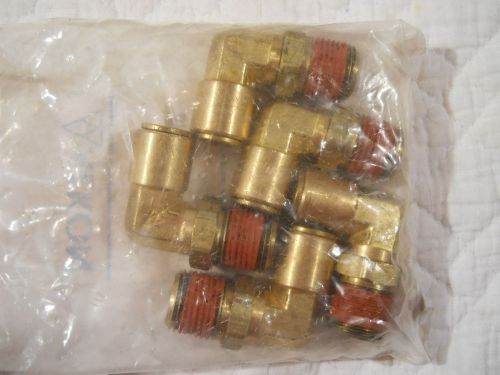 Dixon 69S16X16 Forged Brass Push to Connect Air Tube Fitting Swivel Elbow