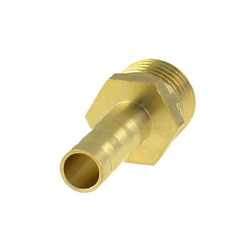 Brass 6mm Hose Barb to 1/4&#034; PT Male Thread Pneumatic Coupling Connector