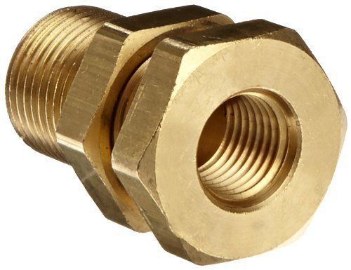 Eaton weatherhead 1344 air brake tubing bulkhead coupling  1/4&#034; female pipe thre for sale