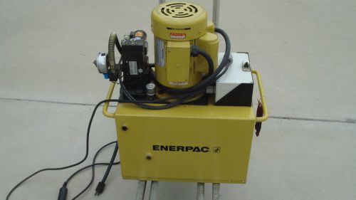 Enerpac per 4410 hydraulic pump, 10 gal tank,solenoid valve with control pendant for sale