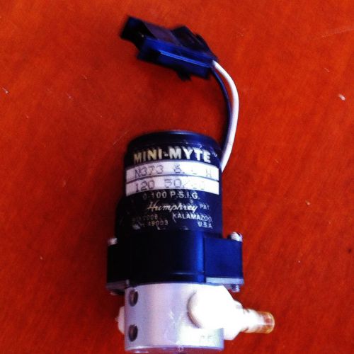 Humphrey 120v mini myte electric solenoid valve 0-100 psig, n373 w/ conduit conn for sale