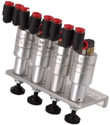 Lot of 4 monnier 101-0500-02 pneumatic air pressure regulator module assembly for sale