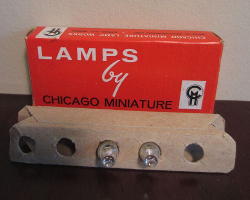 Box Of 2 Chicago Miniature No. 222 CM222 Lamps Light Bulbs CM