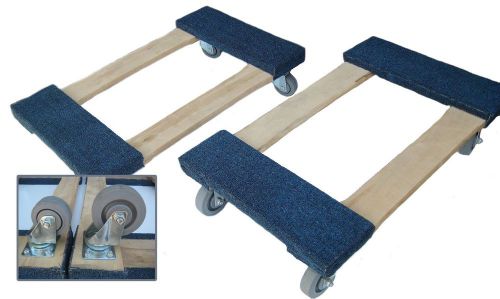Heavy duty carpeted moving furniture dolly 18&#034; x 30&#034; -3&#034; or 4&#034; casters to choose for sale