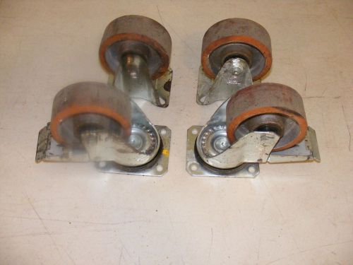 Caster wheels,cart wheels,4 inch with brakes for sale