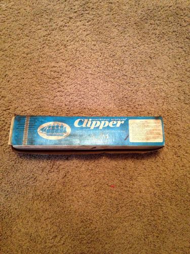 Clipper Machine Conveyer Belt Fasteners #4 Box Of 11 That Are 12 Inches Long