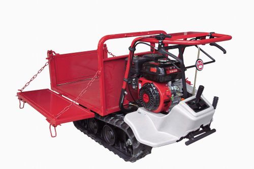 New mini garden dumper muck truck rubber track crawler carrier shipped by sea for sale